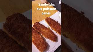 sandwichs aux poissons panés pour les enfants aiment [upl. by Frohne]