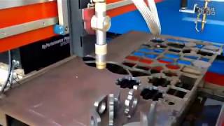 Hypertherm plasma cutting machine CNC plasma gantry kits [upl. by Anibla]