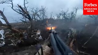 Russian Military Releases Bodycam Video Of Frontline Battle Between Russian And Ukrainian Forces [upl. by Ettesyl]