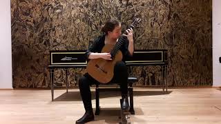 Klagenfurt international Guitar Festival and Competition 2018Elena FomenkoJSBach  Prelude 1006a [upl. by Nagah]