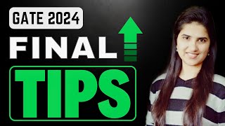 GATE Last minute preparation strategy  How to attempt gate exam GATE 2024Final Tips for gate exam [upl. by Nuawd]