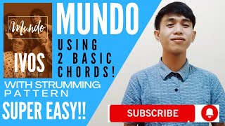 MUNDO GUITAR TUTORIAL G C CHORDS  2 BASIC CHORDS  NO CAPO  WITH STRUMMING PATTERN [upl. by Keldon614]