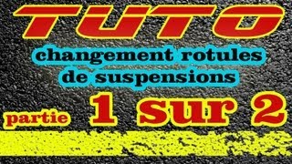 TUTO 12 changer rotules de suspensions Renault how to replace ball joint HD [upl. by Ennej]