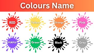 Colours Name  Name Of Colours  Colours Name English  Colors for kids colours colour color [upl. by Marron633]