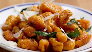 Sweet Potato Gnocchi With Browned Butter And Sage [upl. by Hoyt]