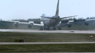 Heavy Emirates SkyCargo Boeing 747 Landing at Landvetter Airport  1080p [upl. by Ocsecnarf594]