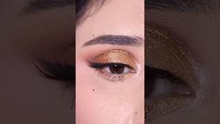 Golden Bronze Eye makeup Tutorial fallmakeup makeupshorts makeupshorts beetlejuice [upl. by Singh786]