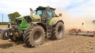 Working Ground amp Seeding Alfalfa in Northern Indiana [upl. by Amles]