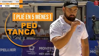 Demifinale en 5 mènes SUCHAUD France vs SAUVAGE  Mondial à pétanque Montpellier3M 2022 [upl. by Lekram]