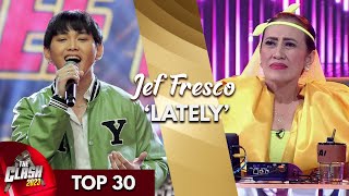 Jef Fresco gives his all in a superb rendition of Lately  The Clash 2023 [upl. by Yenohtna]