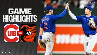 Cubs vs Orioles Game Highlights 71124  MLB Highlights [upl. by Nissie615]