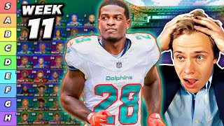 Top 60 RB amp WR Rankings amp Tiers Week 11 [upl. by Euqimod377]