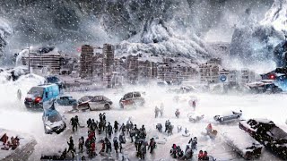 Apocalypse in Argentina Snowfall closed all the roads People dig tunnels [upl. by Atived]