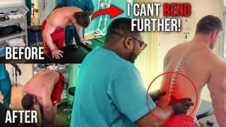 SLIPPED DISC Nightmare Bodybuilder COULDNT BEND From Crippled to PAINFREE With CHIROPRACTIC FIX [upl. by Neau371]