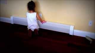 Baseboarders®  Installation By A Four Year Old [upl. by Haraz]