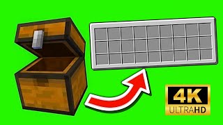 Minecraft Chest Opening Animation Green Screen [upl. by Delmor]