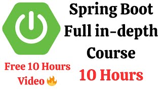 Spring Boot Full Course  Learn Spring Boot in 10 Hours RameshFadatare [upl. by Ayouqat]