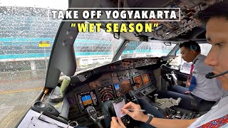 AMAZING COCKPIT VIEW BOEING 737900  YOGYAKARTA  JAKARTA FULL PROCEDURE [upl. by Zeugirdor]