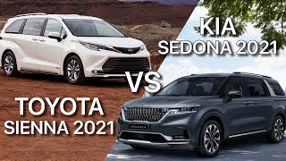 Toyota Sienna 2021 vs Kia Sedona 2021  Automexico [upl. by Oza]