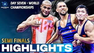 Day 7  Semi Final Highlights  GrecoRoman Wrestling  Senior World Championships 2023 [upl. by Kneeland]