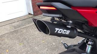 Honda Grom TOCE exhaust cold start [upl. by Aicerg]