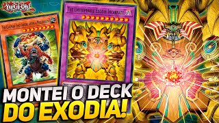 EXODIA É O MELHOR DECK PARA INICIANTES NO YUGIOH TCG [upl. by Annaohj]