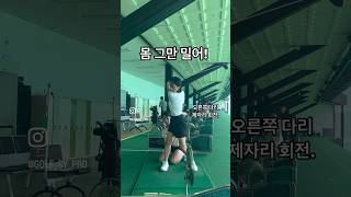 무릎이 밀려나가면 ❌ lpga golflesson 골프레슨 골프연습 이석영프로 골린이 골프스윙 golfswing 드라이버스윙 golftips 골프초보 [upl. by Xila]