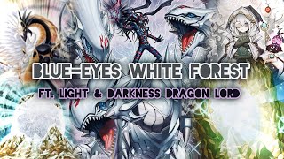 EDOPro BLUEEYES WHITE FOREST ft LIGHT AND DARKNESS DRAGON LORD AND HORUS [upl. by Chiquita]