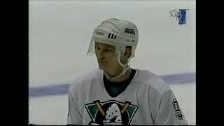 199495 NHL Anaheim Mighty Ducks VS Chicago Blackhawks [upl. by Tnek647]