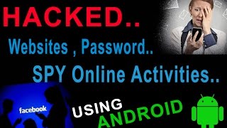 How to Spy someones online activites Using Dsploit Android [upl. by Cati]