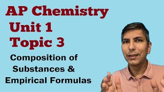 Composition of Pure Substances  AP Chem Unit 1 Topic 3 [upl. by Ahseken]