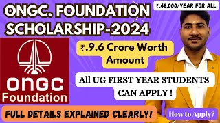 🔴ONGC Foundation Merit Scholarship for AllEngineeringMedicineArts₹200000 AmountDineshprabhu [upl. by Navoj]