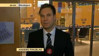 Löfvens debut och Reinfeldts avtackning i riksdagen  Nyhetsmorgon TV4 [upl. by Cressler]