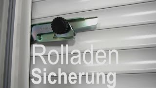 Rolladen Sicherung ABUS RS97  Anleitung [upl. by Sausa]