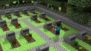 Minecraft 3 Ways To Make Graves [upl. by Bollen938]