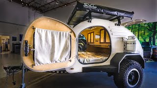 quotEscape the Ordinaryquot Rugged Minimalist Teardrop Camper [upl. by Arec]