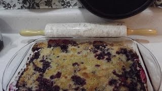 Blackberry Cobbler 100 Year Old Recipe  Extra Yummy  The Hillbilly Kitchen [upl. by Enyar]