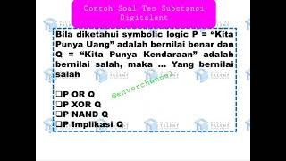 Contoh Soal Tes Substansi Digitalent Kominfo 2021  Part 1 [upl. by Ahsaetan]