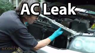 How To Fix Small AC Refrigerant Leaks On Your Car [upl. by Joab]