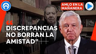 AMLO lamentó el fallecimiento de Porfirio Muñoz Ledo [upl. by Nahta442]