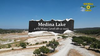 Medina Lake is Down to 46 on 8122023 Bandera County TX  Shot with the DJI Mini 3 Pro drought [upl. by Leeanne922]