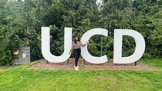 MY FIRST DAY AT University College Dublin UCD  INDIAN STUDENT  Post Covid  VLOG 8 [upl. by Papert210]