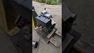 Lister Petter TR1 Single Cylinder Stationary Diesel Engine New Old Stock Start Up [upl. by Orme571]