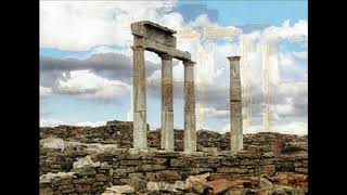 Greek Islands Archeology Temple of Apollo Delos [upl. by Innos]