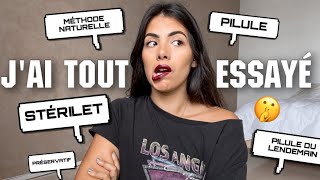 LA CONTRACEPTION  MON EXPÉRIENCE pilule stérilet méthodes naturelles [upl. by Ilhsa94]