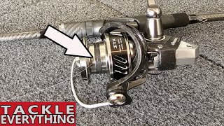 How to Tie Fishing Line to the Spool using the Arbor Knot [upl. by Ahsinek]