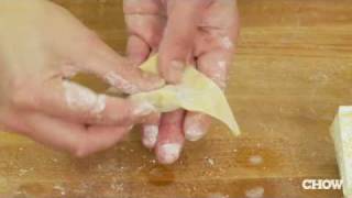 How to Fold a Wonton  CHOW Tip [upl. by Hiram]