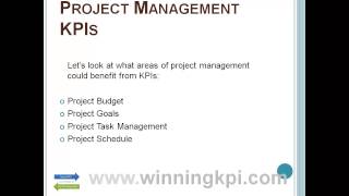 Project Management KPIs Examples [upl. by Kcirej810]