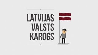 Latvijas valsts karoga vēsture [upl. by Anaibaf]