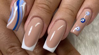 Como hacer un relleno en TIPS COMPLETOS APRESS gel  Diseño NUEVO en tendencia [upl. by Eceerahs61]